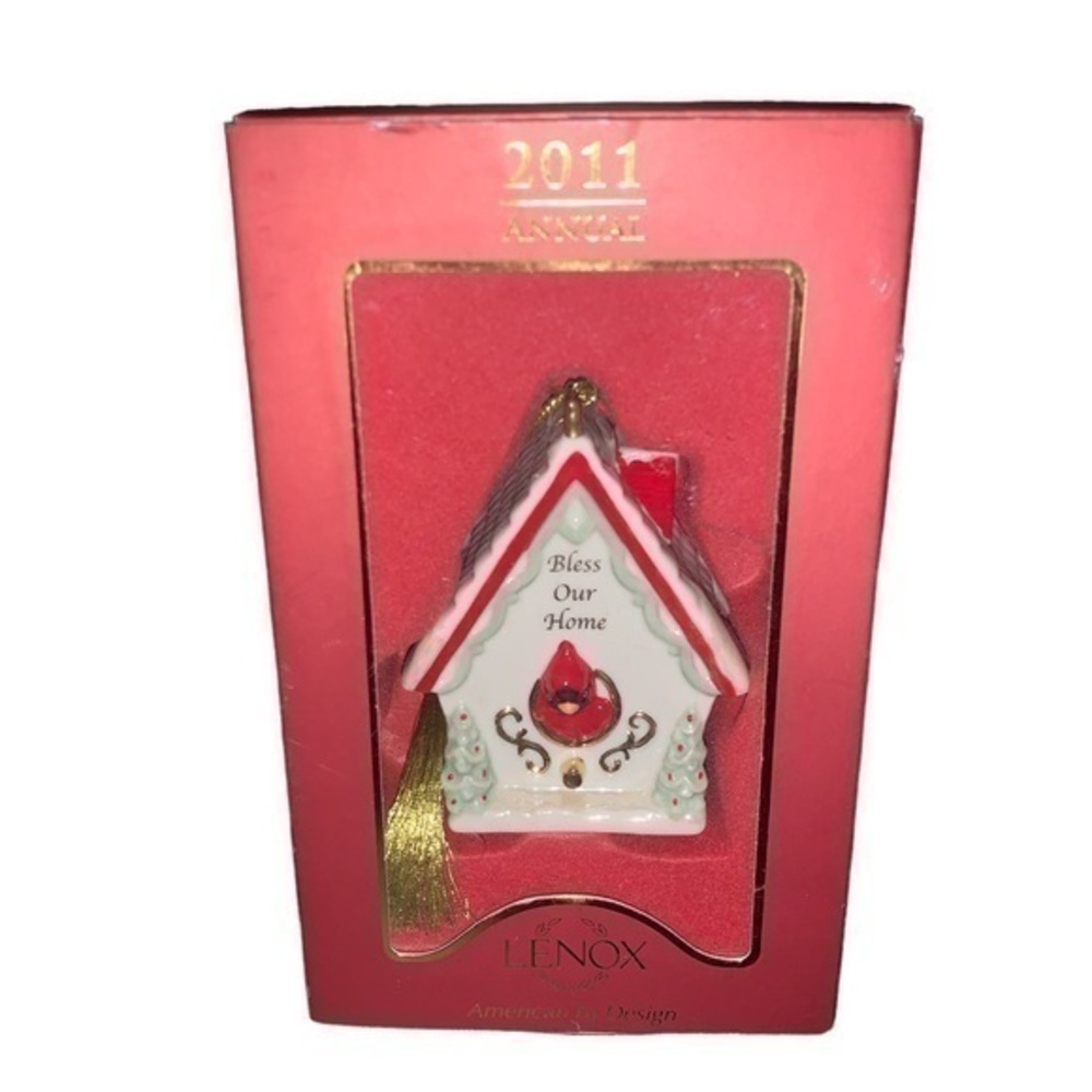Lenox 2011 Bless Our Home Cardinal Christmas ornament